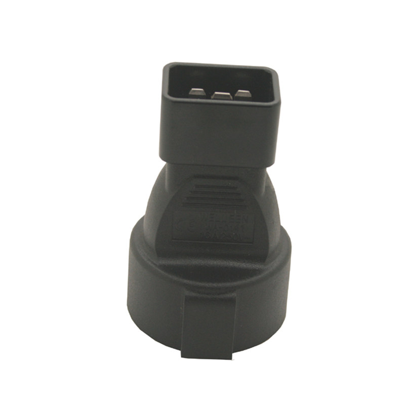 IEC 320 C20 male to 3pin European female power adapter PA-0141