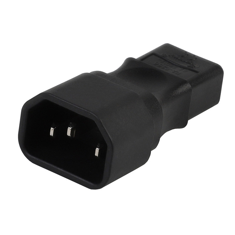 Plugrand PA-0256 IEC 320 C14 3 Prong Male to IEC 320 C8 Female AC Adapter