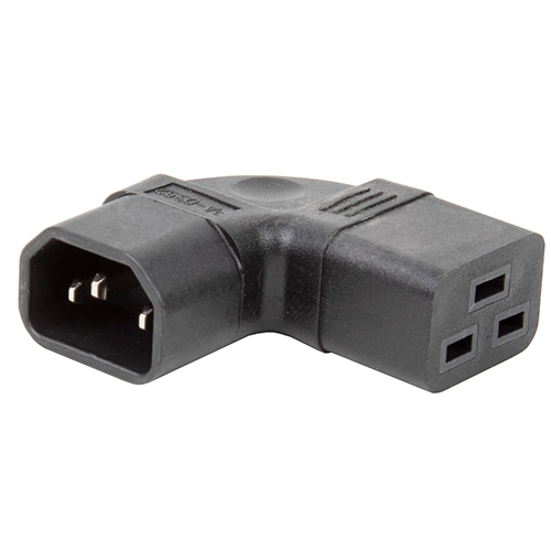 PA-0352 C14 to C19 left angled ac adapter